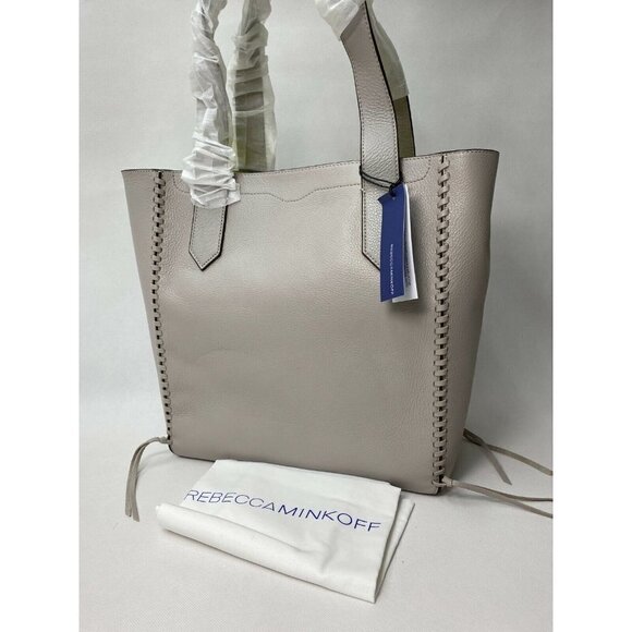NWT Rebecca Minkoff Panama Tote in Putty HU17GPNAT99 Beige / Neon MSRP $275 - Picture 3 of 6